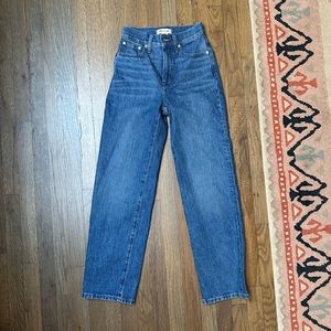Madewell perfect vintage wideleg jean 23 NWOT